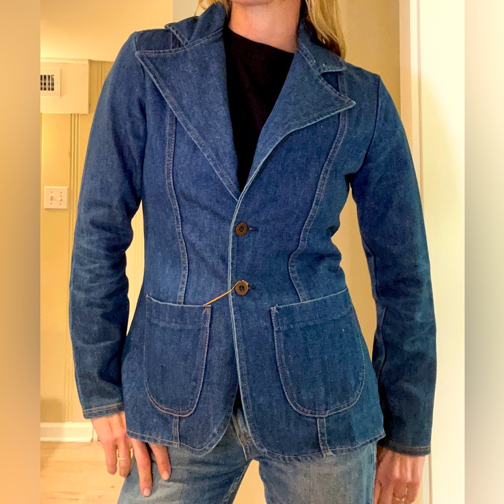 Vintage Wrangler Denim Blazer